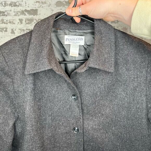 Pendleton | women virgin wool blazer pea coat - Picture 1 of 11